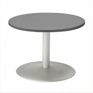 Konferenční stolek MONTY, Ø700 mm, šedá/šedá