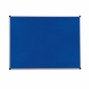 Nástěnka MARIA, 1200x900 mm, modrá, hliníkový rám