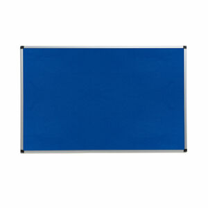 Nástěnka MARIA, 2000x1200 mm, modrá, hliníkový rám