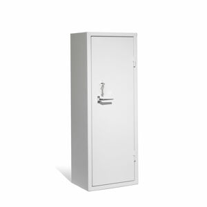 Bezpečnostní skříň CONTAIN, zámek na klíč, 1500x550x400 mm, bílá