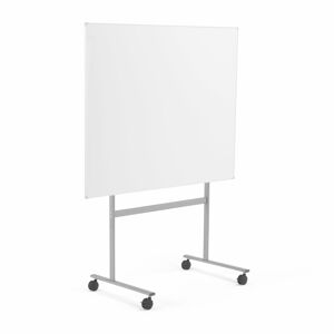 Bílá magnetická tabule DORIS, mobilní, jednostranná, 1500x1200 mm