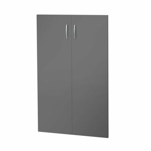 Dveře ke skříním FLEXUS, výška 1210 mm, šedá