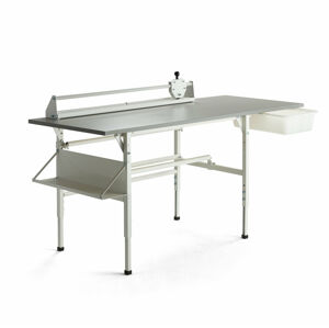 Balicí stůl SEND, 2000x800 mm, šedý
