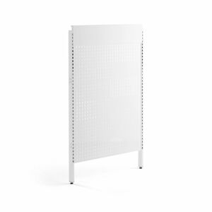 Postranní panel k oboustrannému prodejnímu regálu SHOP, 1500x900 mm, bílý