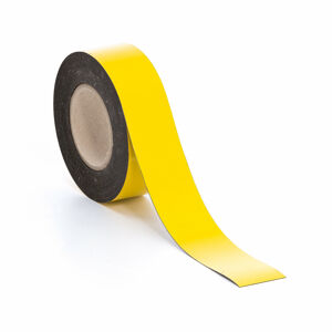 Magnetická páska, 50 mm, délka 20 m, žlutá