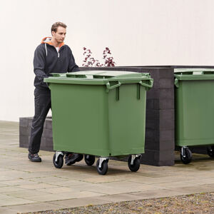 Kontejner na odpad CLASSIC, 660 l, zelený
