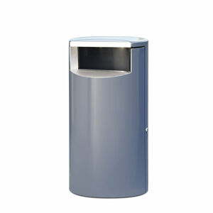 Odpadkový koš LENNOX, Ø 400x720 mm, 60 l, šedý