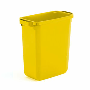 Koš na tříděný odpad OLIVER, 60 l, žlutý