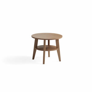 Konferenční stolek HOLLY, Ø 600 mm, dub