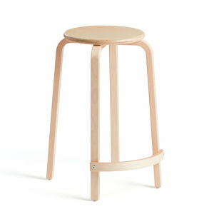 Dřevěná stolička NEMO, V 630 mm, bříza, vnější opěrka