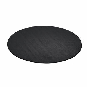 Kulatý koberec KALLE, Ø1500 mm, tmavě šedý