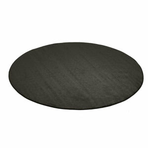 Kulatý koberec KALLE, Ø2500 mm, tmavě šedý