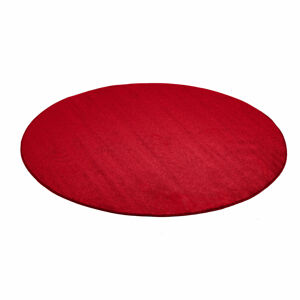 Kulatý koberec KALLE, Ø4000 mm, červený