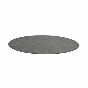 Kulatý koberec MELVIN, Ø 2500 mm, světle šedý