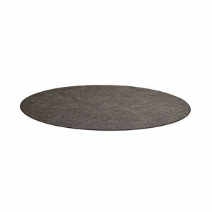 Kulatý koberec MELVIN, Ø 2500 mm, červený/šedý