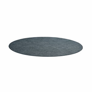 Kulatý koberec MELVIN, Ø 2500 mm, modrý