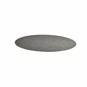 Kulatý koberec MELVIN, Ø 3500 mm, světle šedý