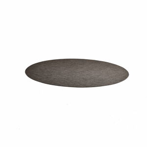 Kulatý koberec MELVIN, Ø 3500 mm, červený/šedý