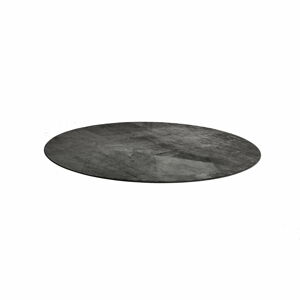 Kulatý koberec ROBIN, Ø 3500 mm, tmavě šedý