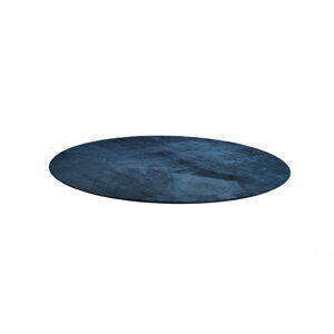 Kulatý koberec ROBIN, Ø 3500 mm, tmavě modrý