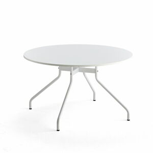 Stůl AROUND, Ø1200 mm, bílá, bílá