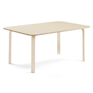 Stůl ELTON, 1800x800x640 mm, bříza, akustická HPL deska, bříza