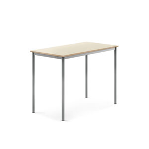 #en Table Borås 1200x700h.900 mm. Frame silver, tabletop bi