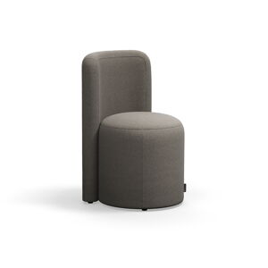 Taburet VARIETY, s opěradlem, potahová látka Pod CS, taupe