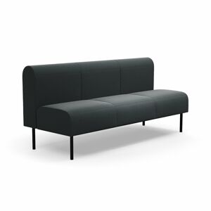 Modulární sedačka VARIETY, 3místná, potahová látka Pod CS, antracitová