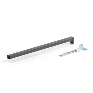 Konzola na sloupek k pracovnímu stolu ROBUST/SOLID, 700 mm, tmavě šedá