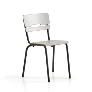 Školní židle SCIENTIA, sedák 360x360 mm, výška 460 mm, antracitová/šedá