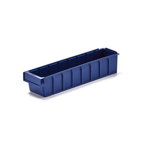 Plastový box DETAIL, 500x115x100 mm, modrý