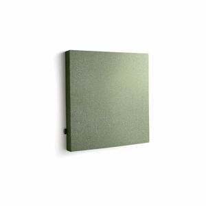 Akustický panel POLY, čtverec, 600x600x56 mm, nástěnný, zelená