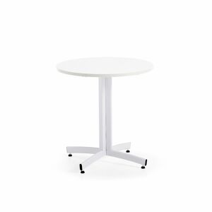 Kulatý stůl SANNA, Ø700x720 mm, bílá