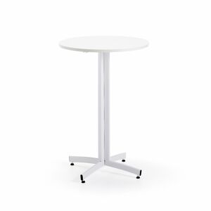 Barový stůl SANNA, Ø700x1050 mm, bílá