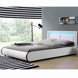 Čalouněná postel,, Murcia "140 x 200 cm - bílá