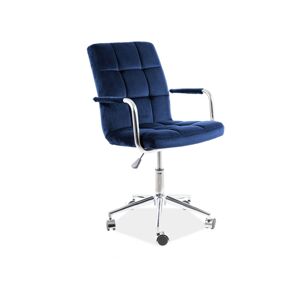 Signal Kancelářská židle Q-022 samet granátová bluvel 86