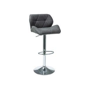 Signal Barová židle C122 tmavě šedé čalounění 95