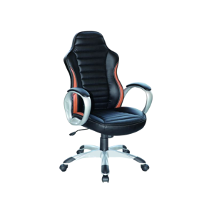 Kancelářská židle Q-112 černá/hnědá