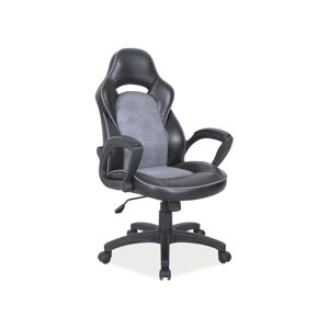 Kancelářská židle Q-115 černá/šedá