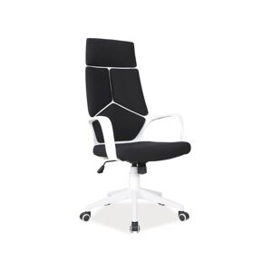 Kancelářská židle Q-199 černá/ bíly rám