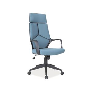 Kancelářská židle Q-199 modrá/ černý rám