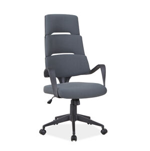 Kancelářská židle Q-889 sivý materiál/čierny rám