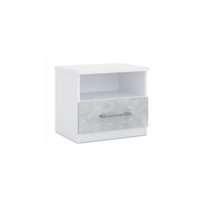 TOTO nábytok Noční stolek AVRORA atelier, bílý (set 2ks)