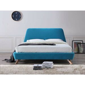 Signal Čalouněná postel GANT 160 x 200 cm barva tyrkysová