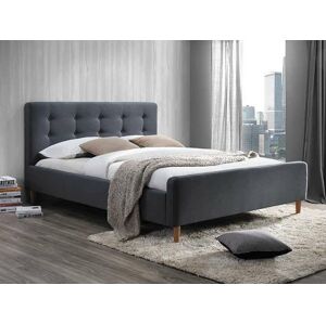 Signal Čalouněná postel PINKO 160 x 200 cm barva šedá